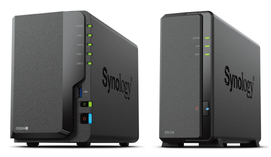 Synology® unveils DiskStation® DS224+ and DS124, compact storage
