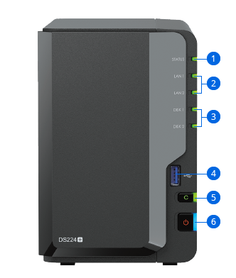 Synology DS224+ 2 Bay NAS Cloud Storage DiskStation Enclosre For Home and  Small business PK Synology DS220+ Synology DS220j - AliExpress