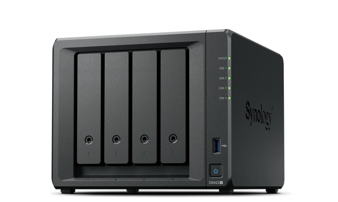 Synology シノロジー シノロジー Active Backup Suit対応高性能4ベイNASサーバー DS423＋ DS423 (2573600)