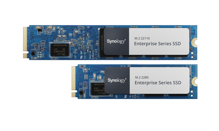 Een perfecte match met de NVMe SSD van de Synology SNV3000-serie